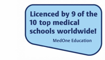 Licenced by 9 of the 10 top medical schools worldwide!